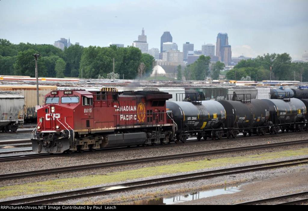 Manifest cruises east past the yard